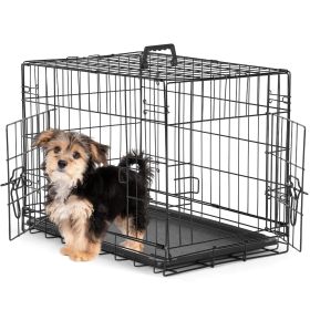 A Dog Cage With Two Doors (Option: 24double door)